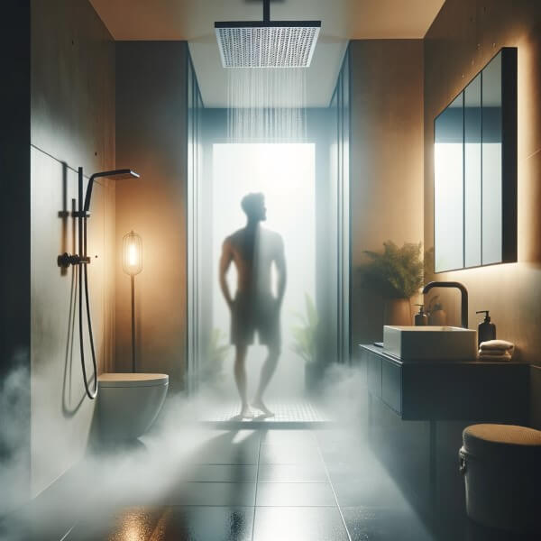 Duschen und dabei Wasser Sparen